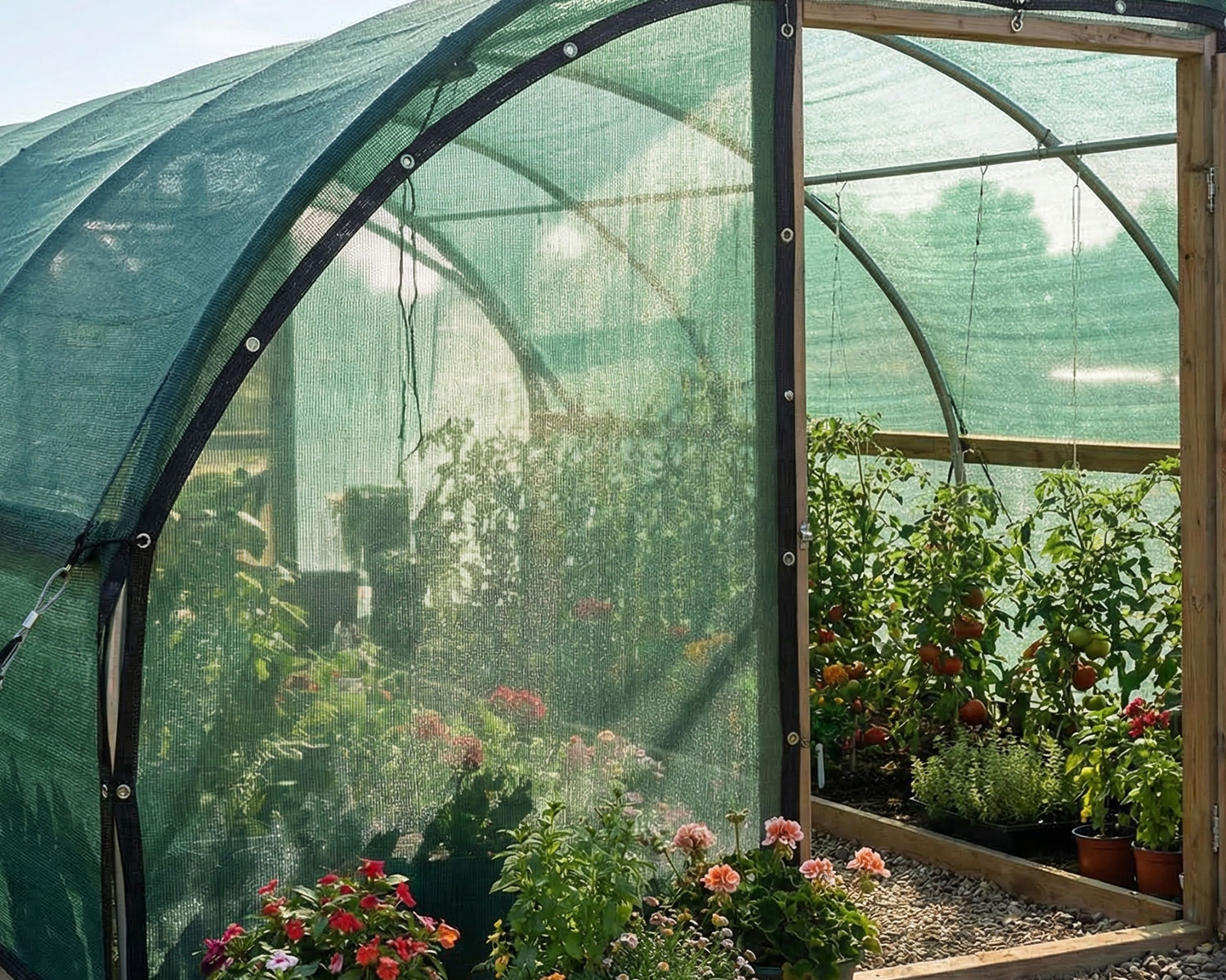 Sera Filesi – Yüzde 55lik – Yeşil – Şeritli Halkalı