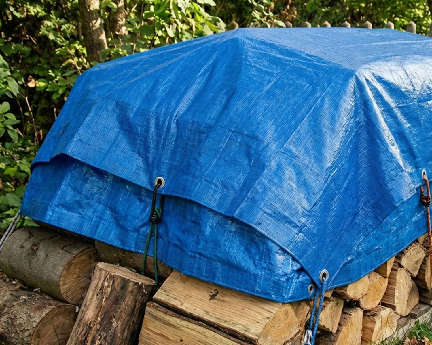 Mavi Branda 120gr – Kenarları Halkalı – Pvc Branda – Kar Ve Su Geçirmez